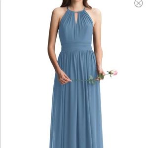 Bill Levkoff (#Levkoff) slate keyhole dress size 6